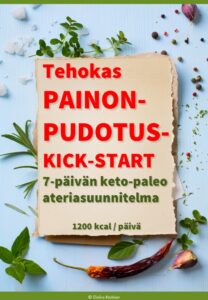 Tehokas 7 päivän keto-paleo painonpudotus-kick-start